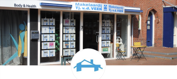 Omslagfoto social media Makelaardij Van der Veen/ Taxateur van Groningen